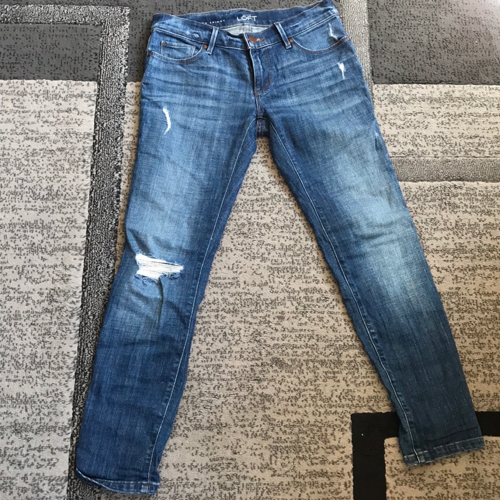 Anne Taylor loft crop jeans